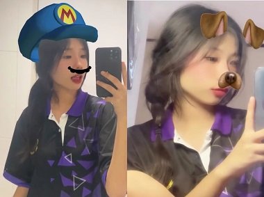 ảnh sex bú cu Em nữ sinh kính cận móc cua ở hành lang